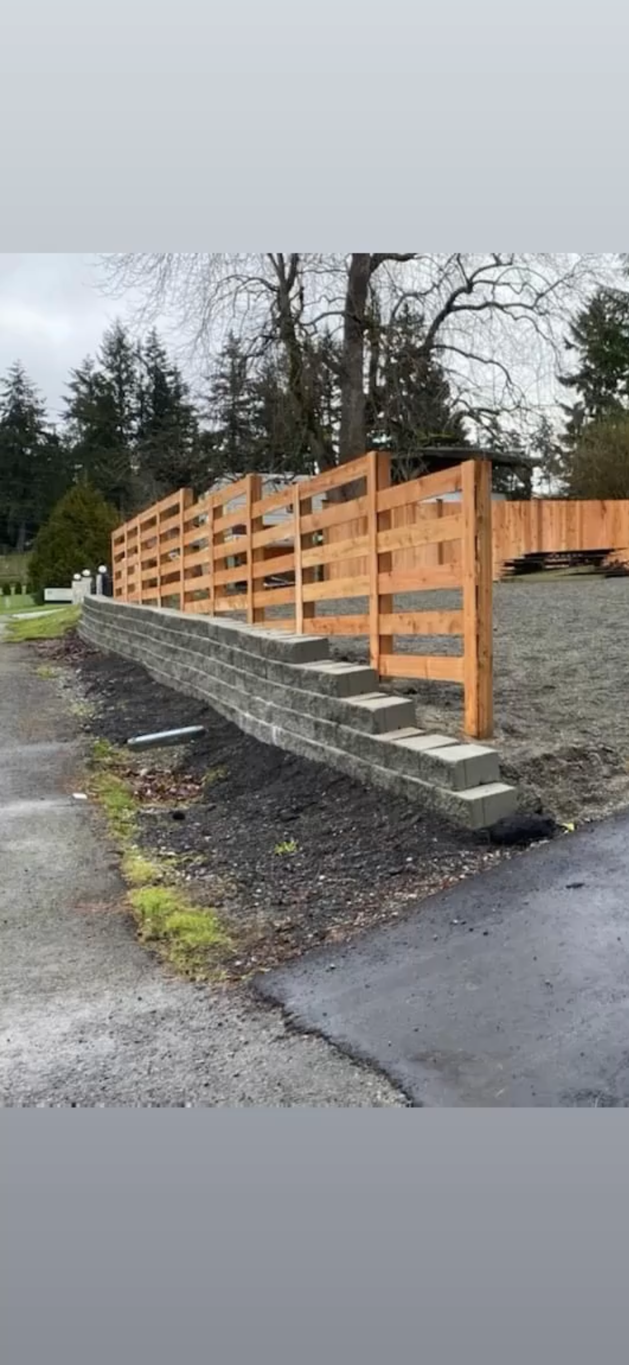 Bellevue stone patio and modern hardscaping